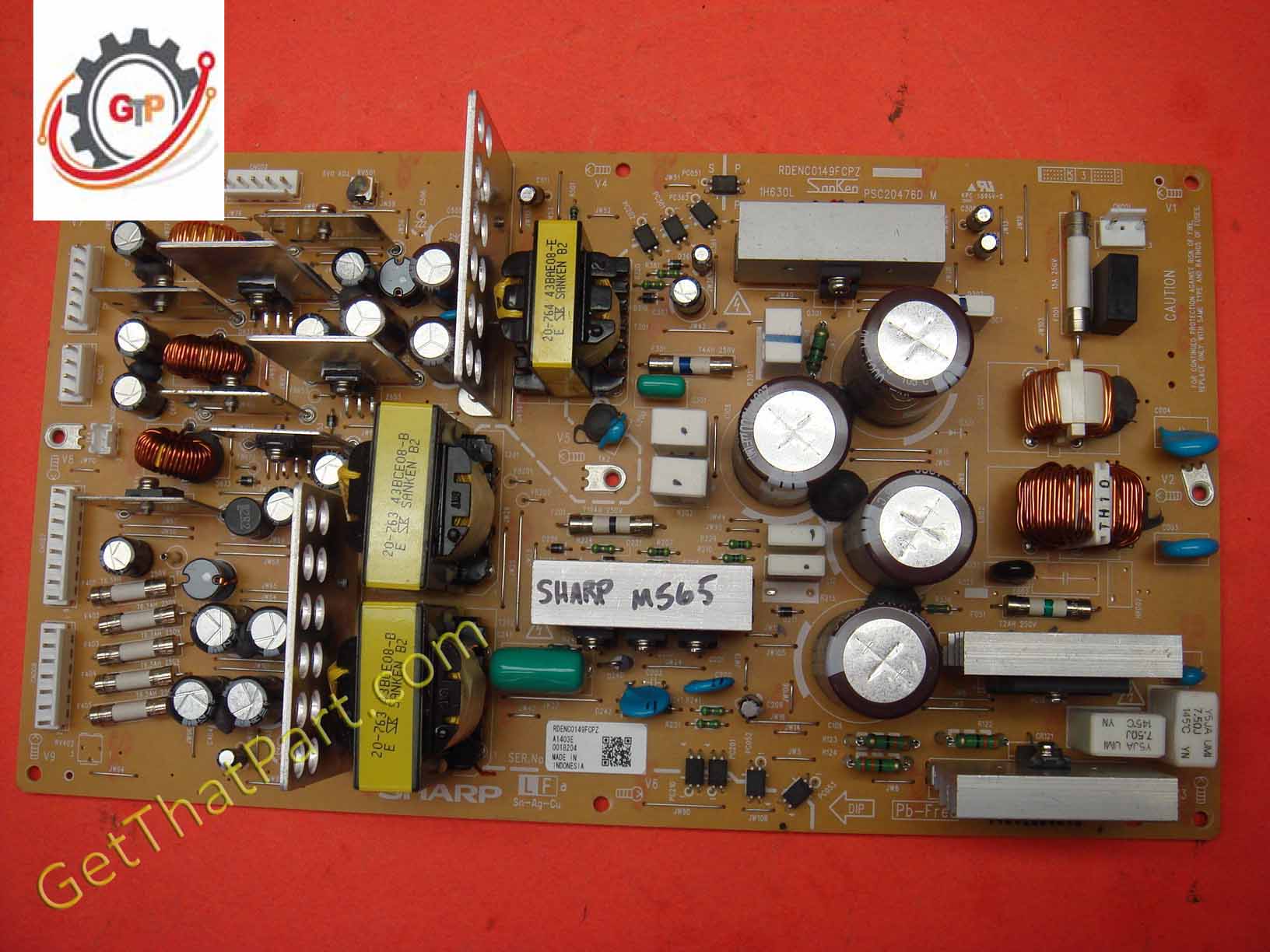 Sharp MXM464N M465N M565N M365N LVPS DC Main Power Supply Assembly
